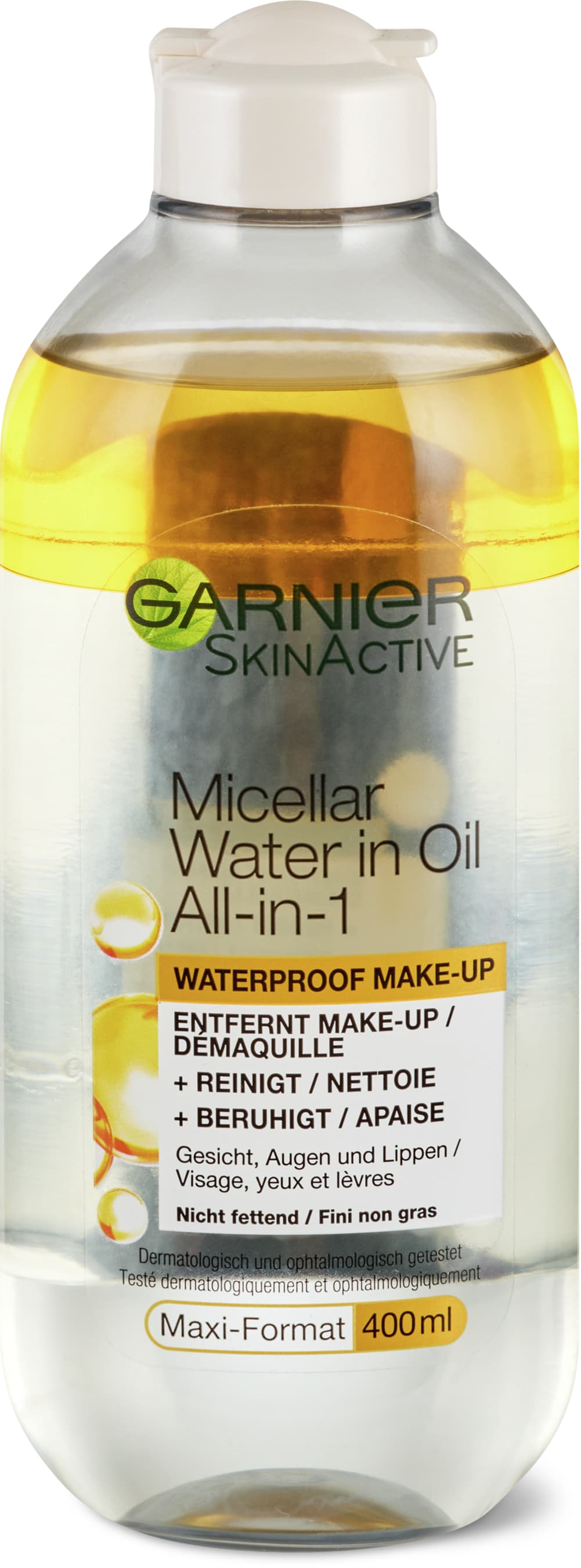 Garnier SkinActive Bi-phasiges Mizellenwasser waterproof 400ml